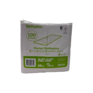 2Ply 1/8 White Dinner Napkin