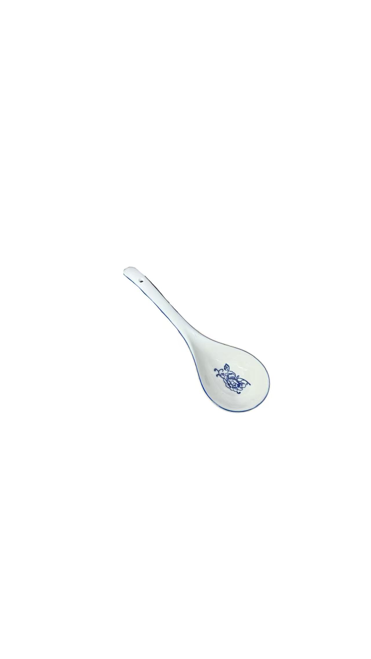 Blue Flower Big Soup Spoon