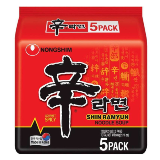 NS Shin Ramyun 120g*5*8