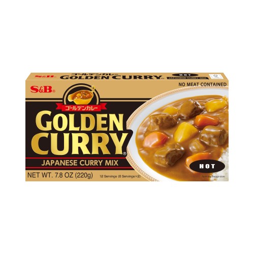 S&B Golden Curry Hot 220g