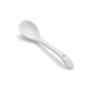 Porcelain soup spoonWhite 17cm