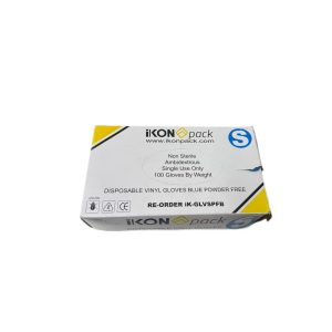 IKON Vinyl Glove Bl S 100pcs