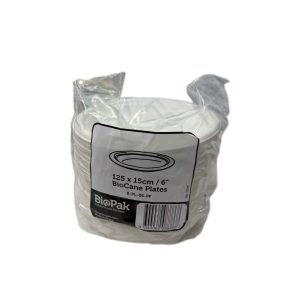 Bio Plate 6'Inch 125 pcs