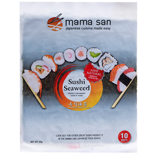Mama San Roasted Seaweed 25g
