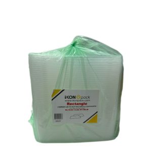 IKON Container RLid Rect*50pcs