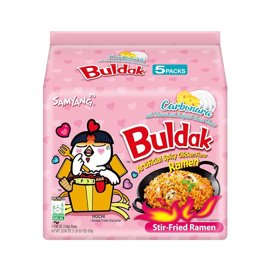 SY Hot Carbonara Ramen 130g*5
