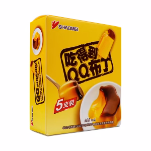 SM QQ Pudding Ice Bar 350g