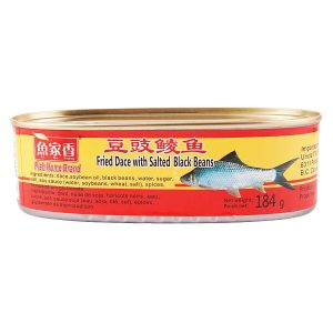 YJX Fried Dace w/Blk Bean 184g