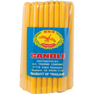 Candle Yellow 6'*38pc