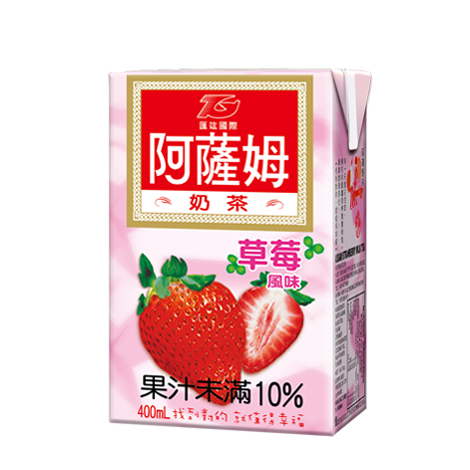 ASM Strawberry Milk Tea 400ml/24