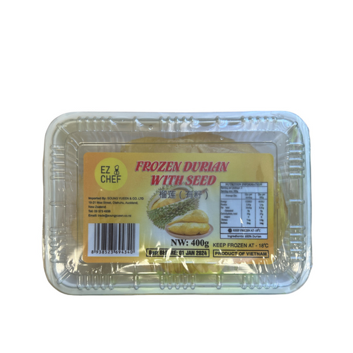 EZ Durian Pulp with seed 400g