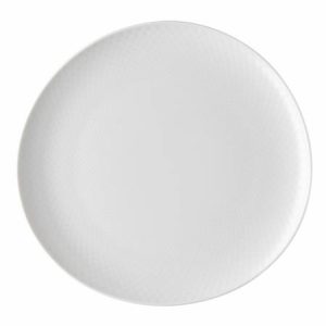 Porcelain Plate WHITE Cruve 8