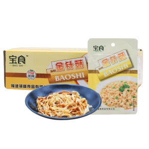 Enoki Mushroom Braised
