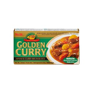 S&B Golden Curry Med Hot 220g