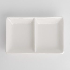 Plate Sauce White 2part