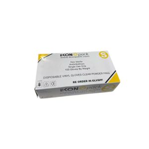 IKON Vinyl Glove CLR SM 100pcs