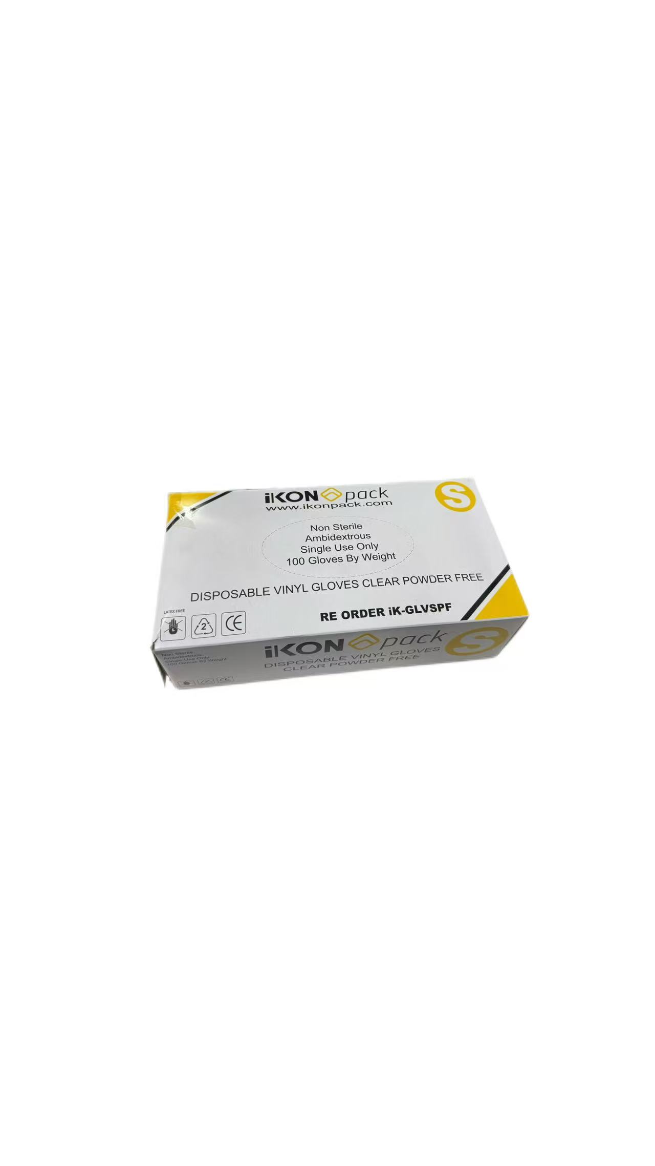 IKON Vinyl Glove CLR SM 100pcs