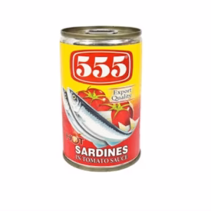 555 Sardines Tomato Hot 155g
