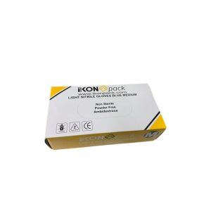 IKON L/Nitrile Glove M 100pc