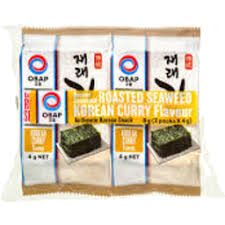 OBAP Rosted Curry Seaweed 2*4g