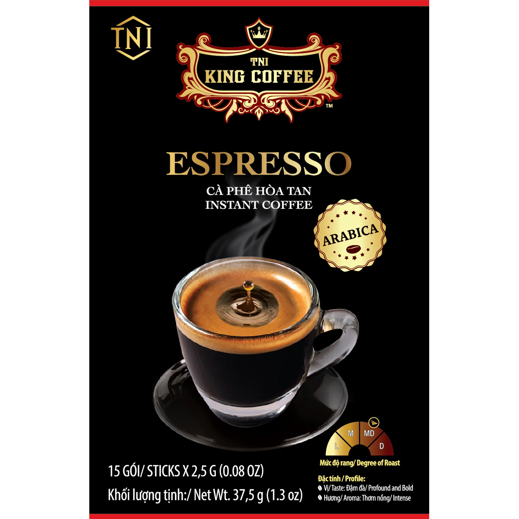 King Coffee Espresso 15x2.5g