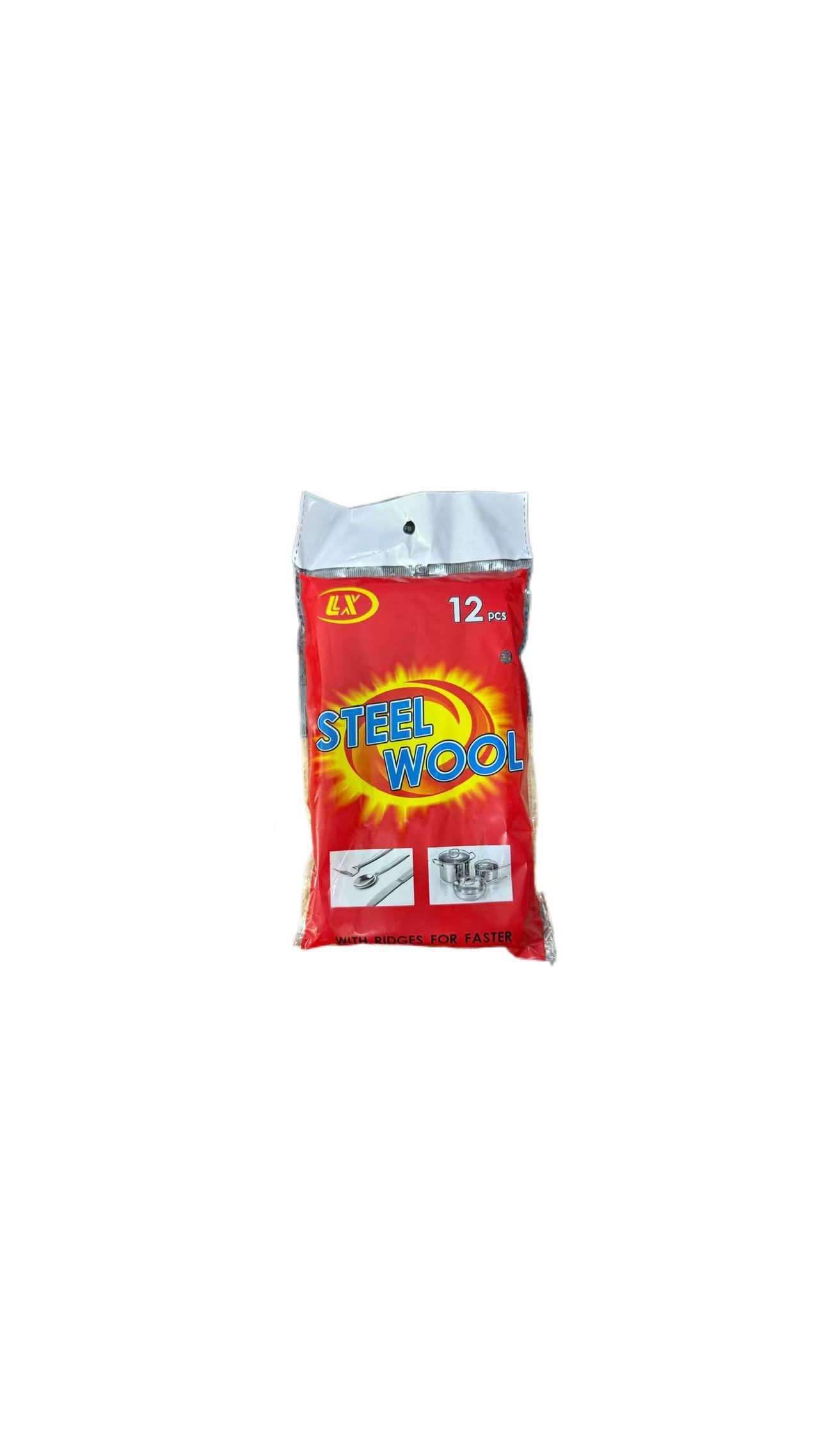 Steel Wool Cleaning Scour 12pc