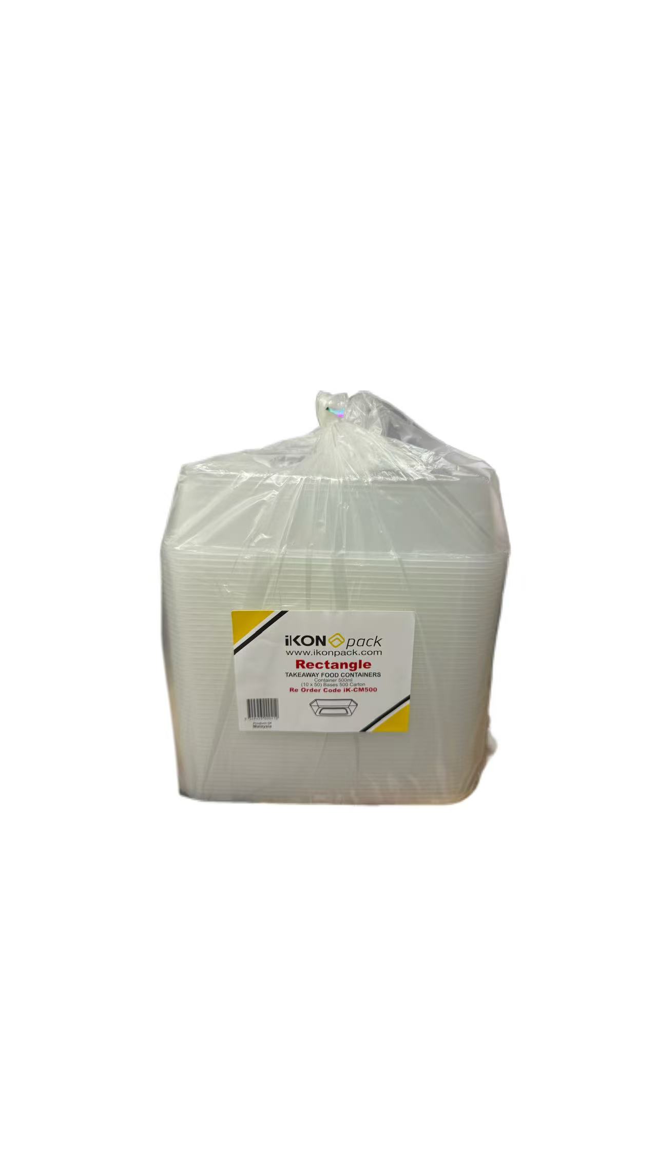 Food Container Rect 500ml*50pc