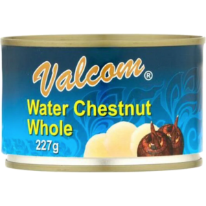 Valcom Water Chestnut Whole 227g