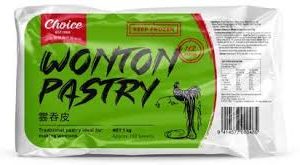 Choice Wonton Pastry Green 1kg