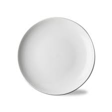 Porcelain Plate WHITE Cruve 9