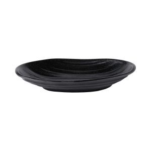 Melamine Plate Black 19*2.8cm