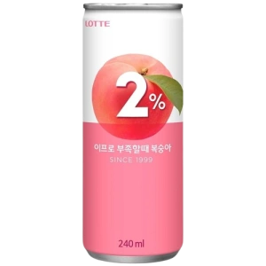 Lotte 2% Peach 250ml