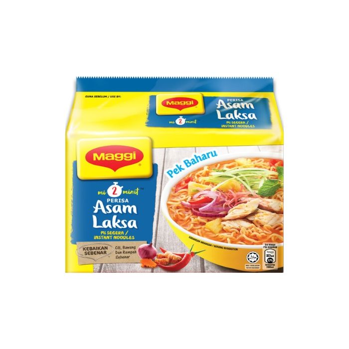 Maggi Asam Laksa Noodles 78g*5