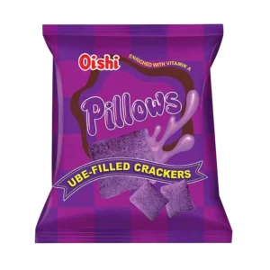 Oishi Pillow Ube Crackers 38g