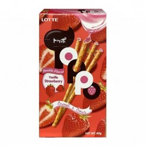 Lotte Toppo Strawbery Snac 40g