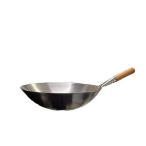 Wooden Handle Frying Pan 43cm