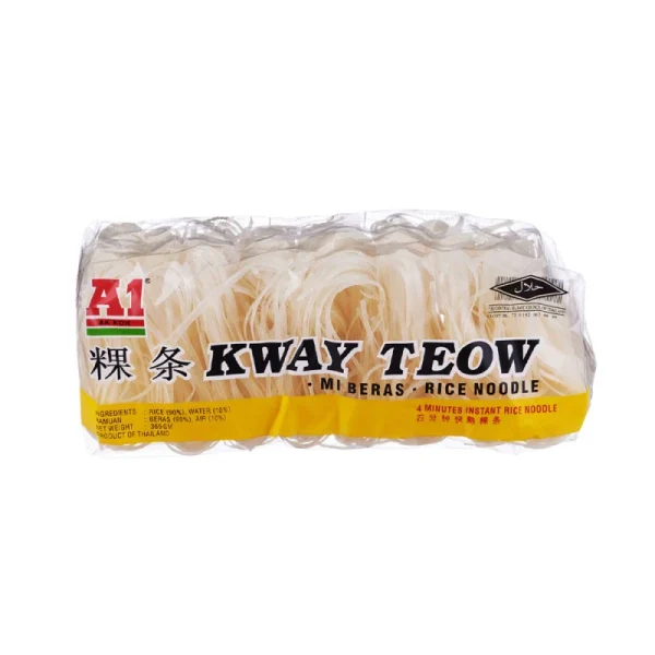 A1 Kway Teow Rice Noodle 365g