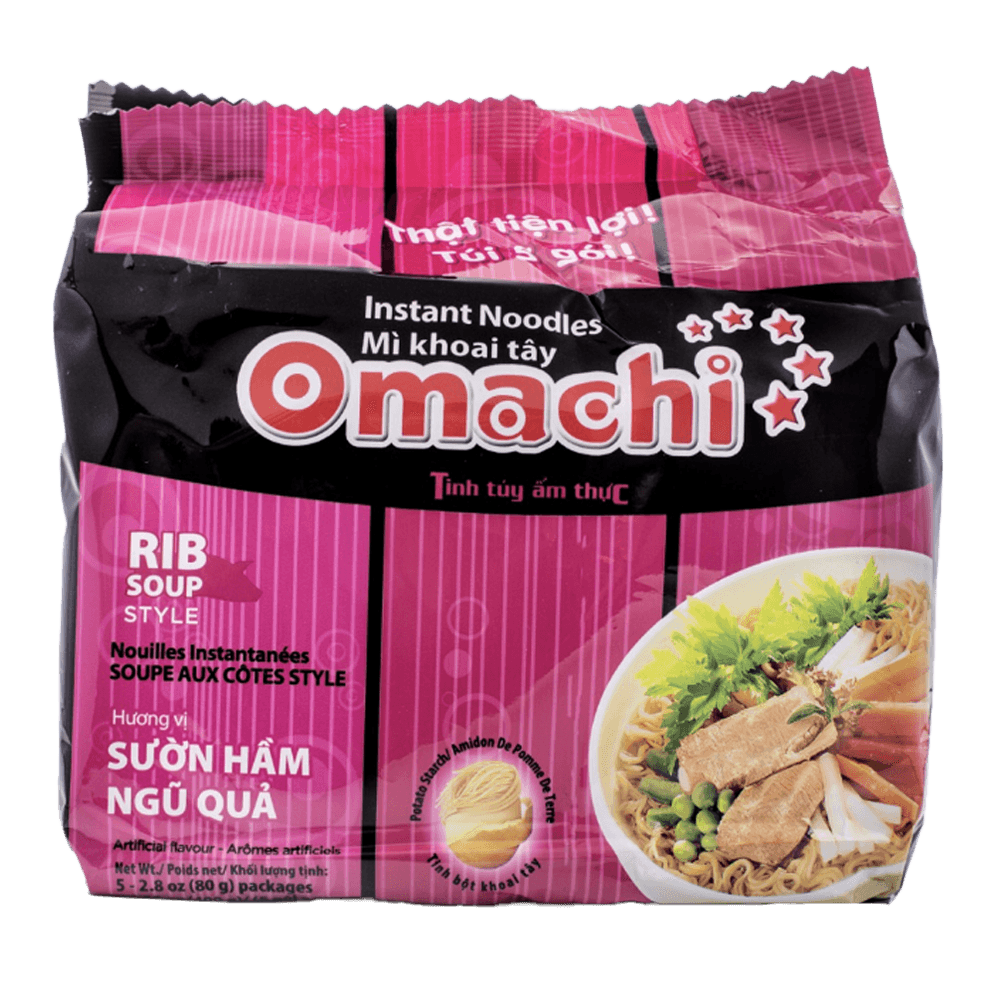 Omachi Prok Ribs Noodle 80g*5
