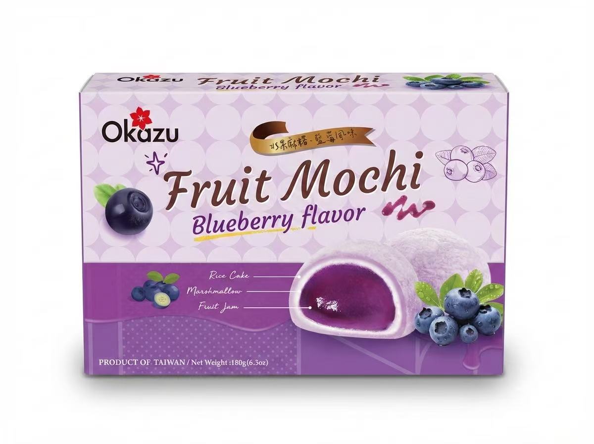 OKAZU FRUIT MOCHI-BLUEBERRY FLAVOUR