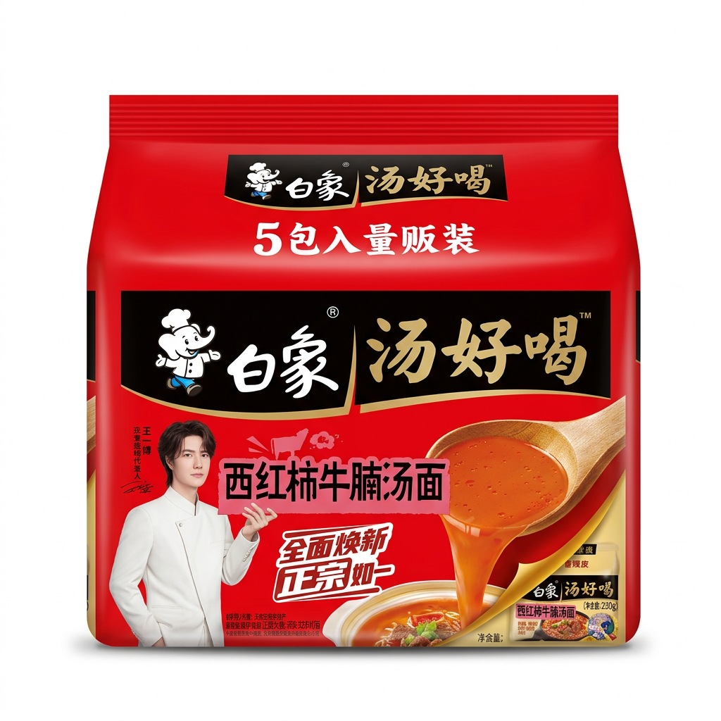 BX Tomato and Beef Brisket Noodle Soup