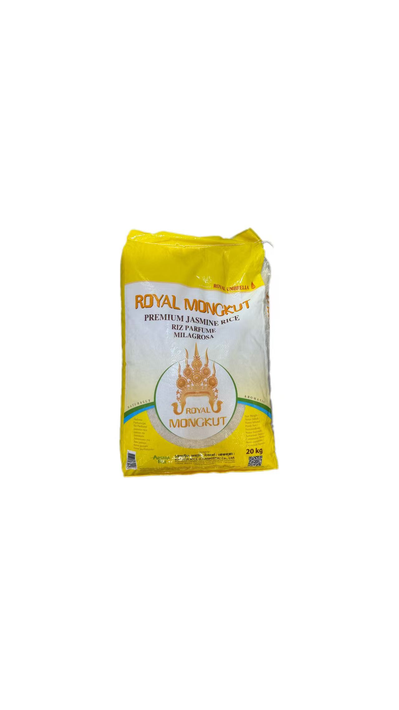 Royal Mongku Jasmine Rice 20kg