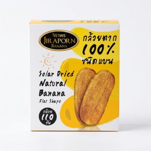 Jiraporn Banana Solar Dried flat Shap 240g