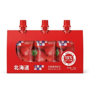 CYW Hokkaido Lactobacillus Jelly - Strawberry 180g * 24
