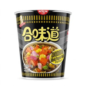 Nassin Black Pepper Crab Noodle74g*12