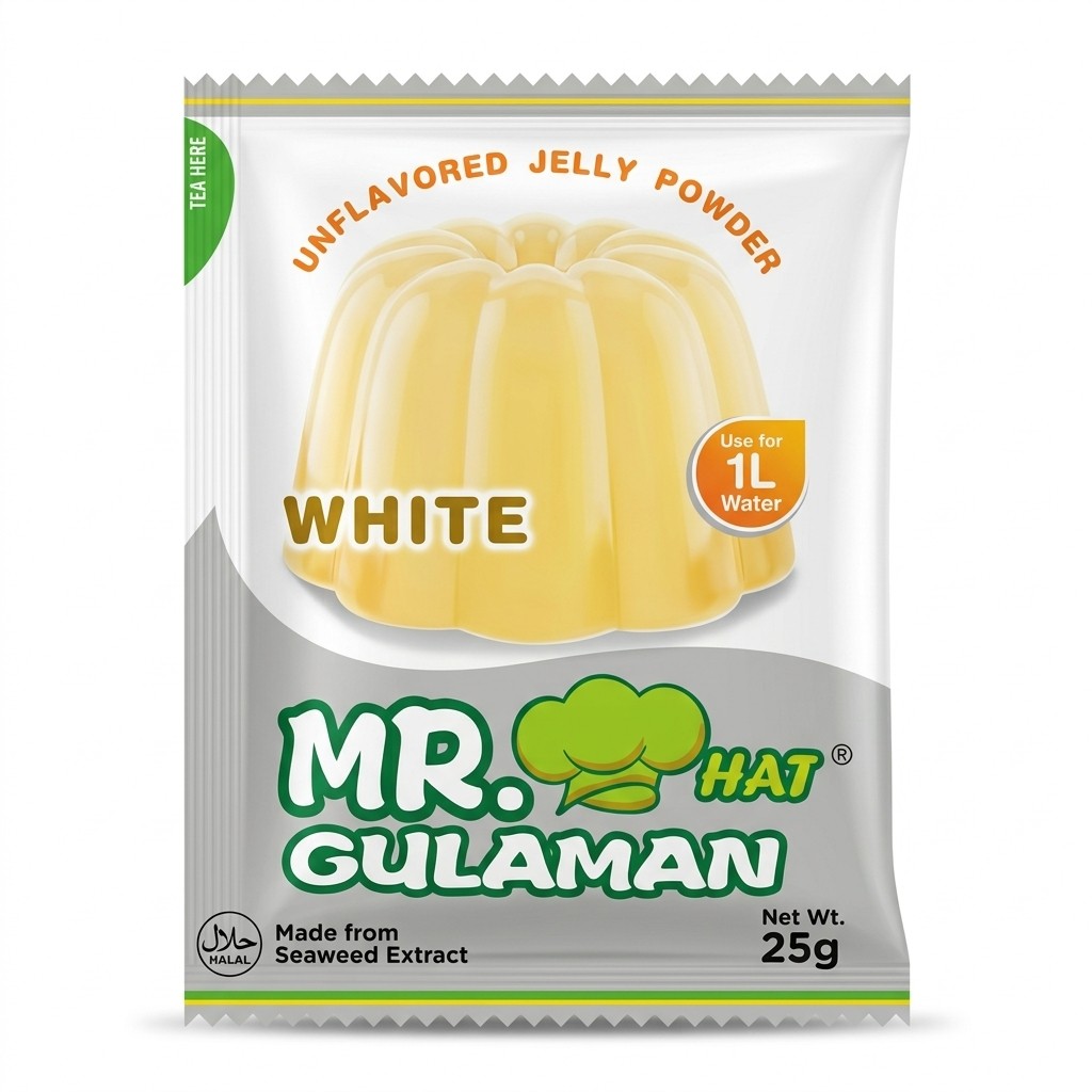 MR Gulaman Jelly Powder White 25g*10