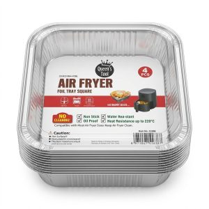 Air Fryer Foil Tray Square