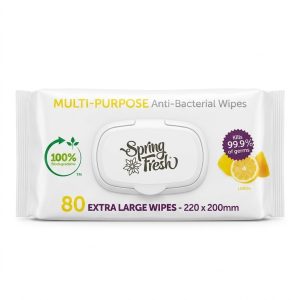 SF Multi-Purpose Wipes Lemon 80p