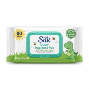 SilkBaby Wipes Fragrance Free 80p