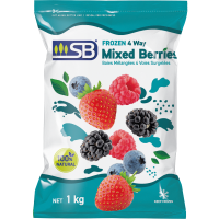 Mixed 4 Way Frozen Berries 1kg