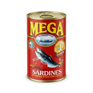 Mega Sardine Red Chili 155g